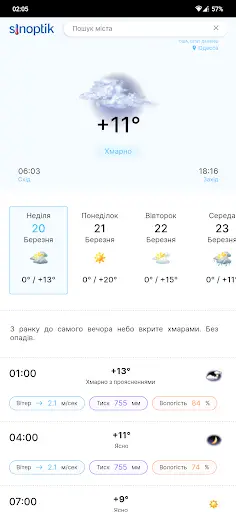 Sinoptik скриншот 2