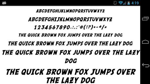 Fonts for FlipFont 50 Comic screenshot 5