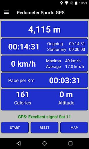 Pedometer GPS Sport screenshot 1
