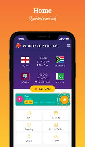 CricDesk - cricket update screenshot 1