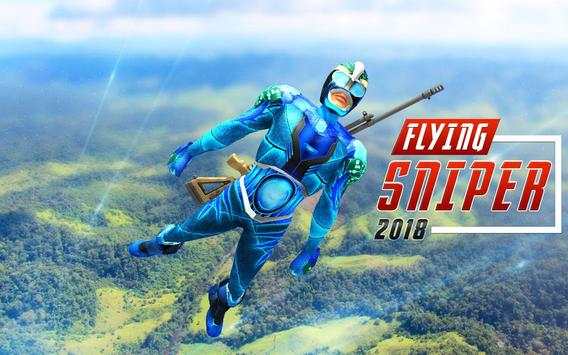 Flying Sniper Superhero screenshot 1