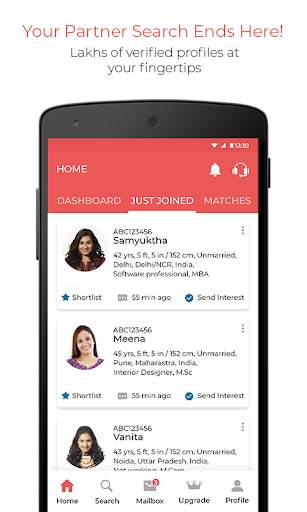 40Plus Matrimony -Marriage App screenshot 1