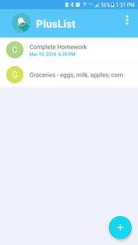 PlusList screenshot 1