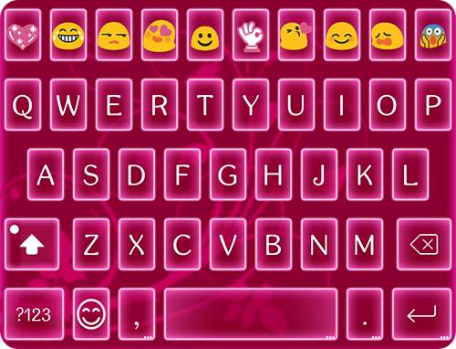 Fairy Pink Emoji Keyboard screenshot 6