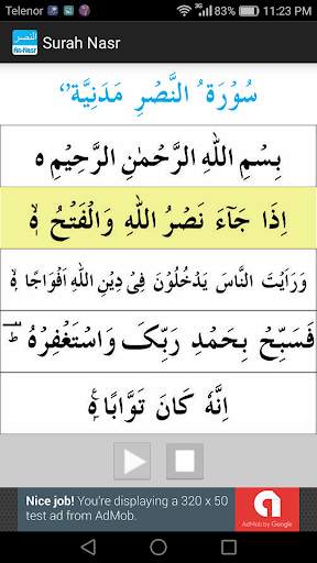 Surah Nasr скриншот 3