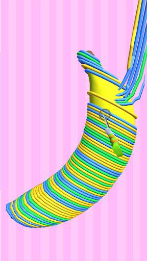 Rubber Band Cutting - ASMR Slice Game screenshot 1