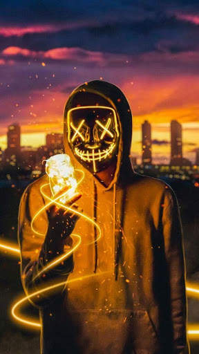 Led Purge Mask Wallpaper HD screenshot 4