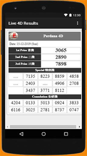Live 4D Results screenshot 9