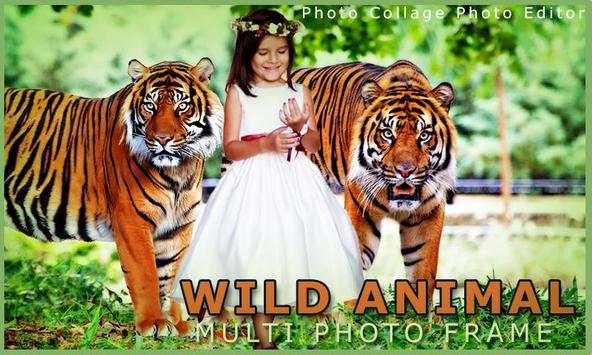Wild Animal Photo Frame Multi 2 تصوير الشاشة