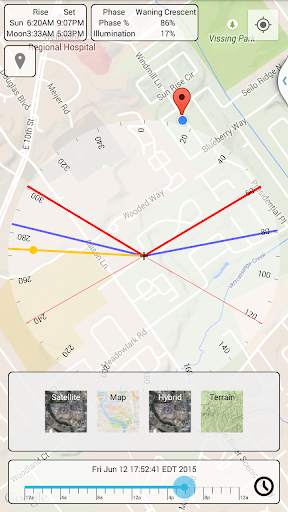 Sun Position Map 3 تصوير الشاشة
