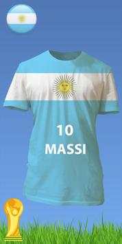 World Football Cup T-Shirt Maker with Name 2018 screenshot 1