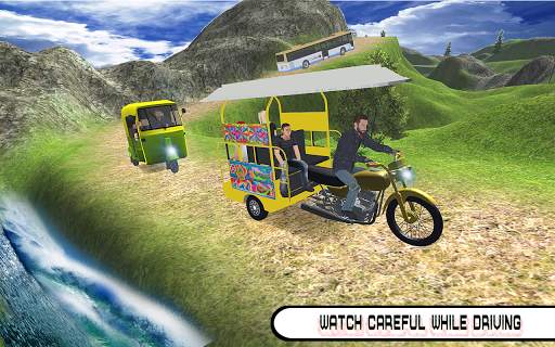 Offroad Rickshaw Tuk Tuk Drive screenshot 3