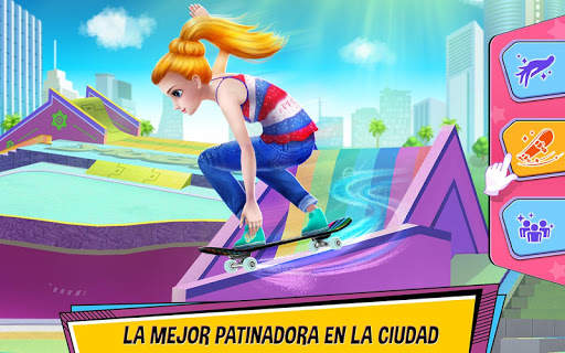 Patinadora de Ciudad - ¡Domina el Parque de Patín! screenshot 1