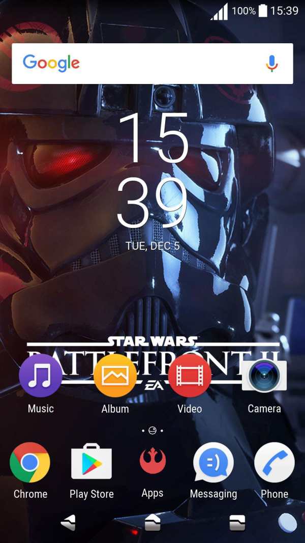 XPERIA™ STAR WARS Battlefront II Theme screenshot 2