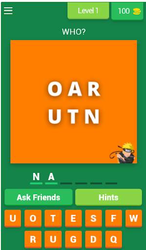 Ninja Konoha: Guess the Characters Quiz Free Game screenshot 1