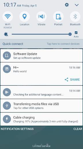Notification Bar Memo screenshot 3