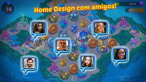 Merge Mermaids-magic puzzles screenshot 5