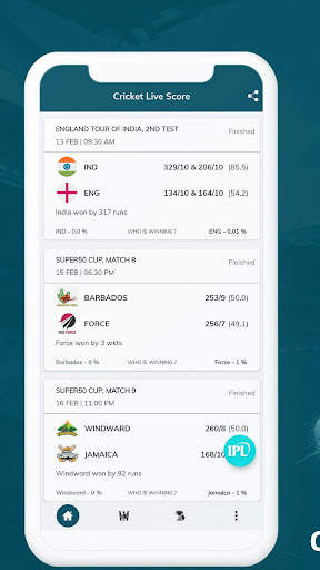 Live Cricket Score - Live TV screenshot 1