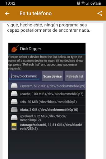 Cómo Recuperar Fotos, Vídeos y Archivos Borrados screenshot 6