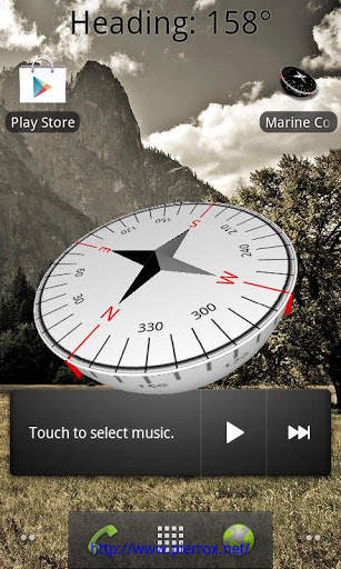 Marine Compass - White screenshot 2