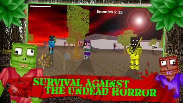 Island of Zombie Blocks screenshot 4