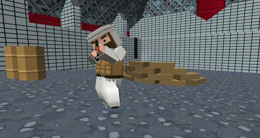 Shooting Zombie Blocky Gun Warfare screenshot 5