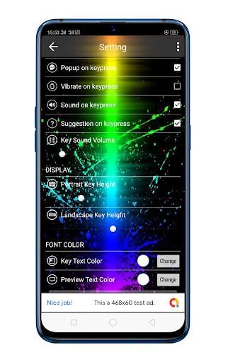 Black Rainbow Keyboard screenshot 2