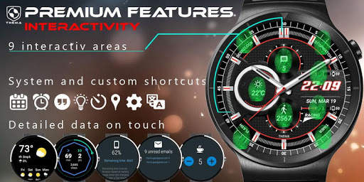 Racing Watch Face & Clock Widget screenshot 5