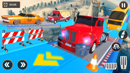 Mega Ramp Car Stunt Race - Double Chain Car Game screenshot 3