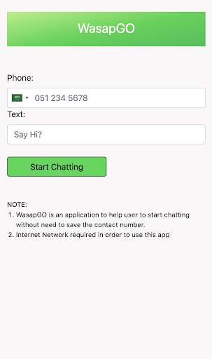 WasapGO screenshot 2