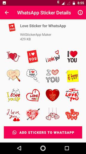 WAStickerApps: Romantic Love Stickers for WhatsApp screenshot 5