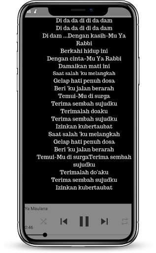 Karaoke offline Sabyan Tebaru 2019 screenshot 5