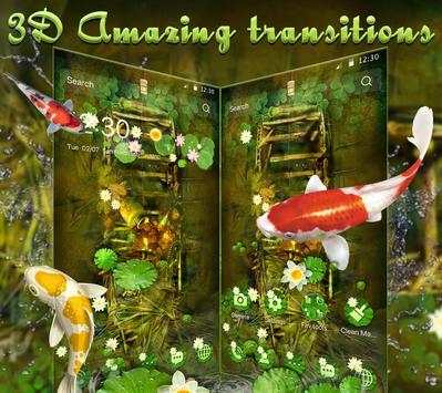 3D Lively Koi Fish Launcher screenshot 3