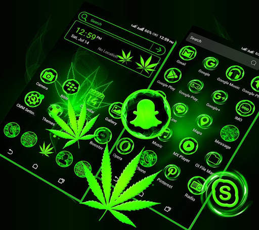 Green Leaf Launcher Theme screenshot 3