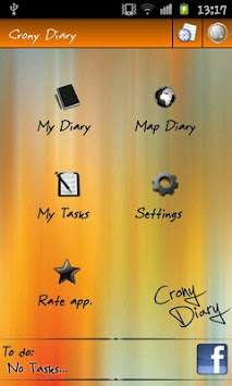 Crony Diary Lite screenshot 2