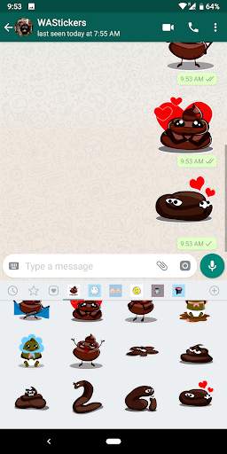 Poo Stickers for WhatsApp - Poop WAStickerApps screenshot 6