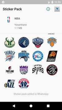 WAStickerApps - WA Sticker Basketball Team Sticker screenshot 2