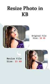 Resize Photo in kb - Compress image Size Reduce screenshot 1