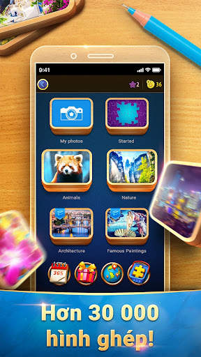 Hình Ghép Ma Thuật - Jigsaw Puzzle Games screenshot 2