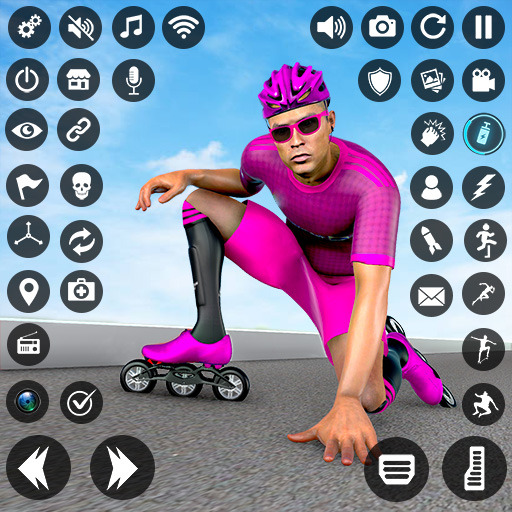 Jogo de corrida de patins icon