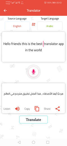Fast Translator : Camera, Voice, Text Translator screenshot 4