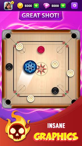 Carrom World 2020: Free Multiplayer Board Game screenshot 1