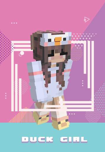 Duck Girl Skin For Minecraft screenshot 1