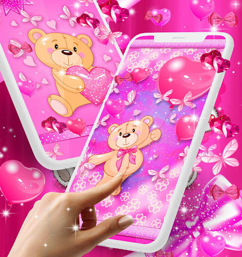 Teddy bear love wallpapers screenshot 2