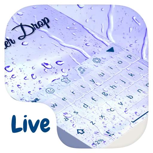 Waterdrop Live Keyboard Theme 3.13.3