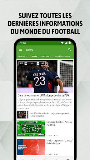 BeSoccer - Résultats de foot screenshot 5