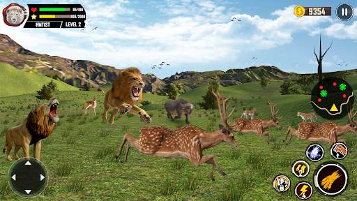 Lion Family Simulator 3d Games screenshot 2