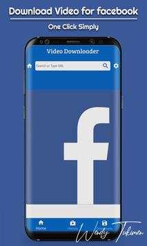 Vidofbook - Video Downloader For Facebook screenshot 1