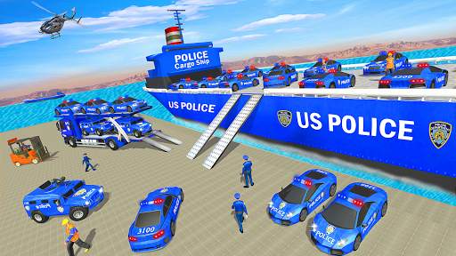 Grand Police Transport Truck screenshot 7