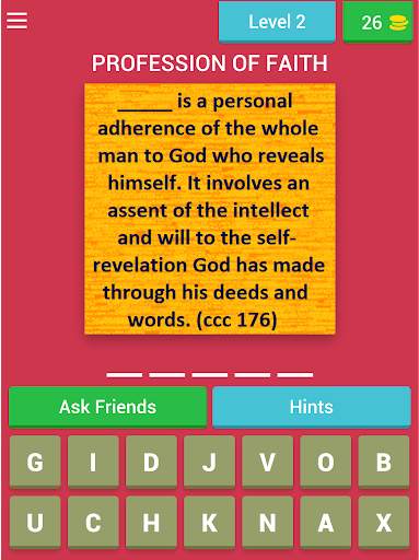 Catechism Quiz (Catholic Word Game) screenshot 10